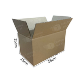  Hộp Carton Nắp Đối - Kích Thước 25x15x15 - Carton Giá Rẻ 