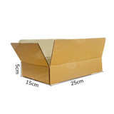  Hộp Carton Nắp Đối - Kích Thước 25x15x5 - Carton Giá Rẻ 