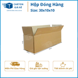  Hộp Carton Đóng Hàng - Kích Thước 30x10x10 - Carton Giá Rẻ 