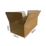  Hộp Carton Nắp Đối - Kích Thước 30x15x10 - Carton Giá Rẻ 