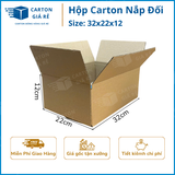  Hộp Carton Nắp Đối - Kích Thước 32x22x12 - Carton Giá Rẻ 