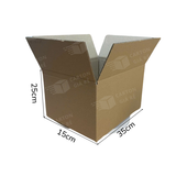  Hộp Carton Nắp Đối - Kích Thước 35x15x25 - Carton Giá Rẻ 