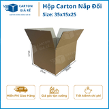  Hộp Carton Nắp Đối - Kích Thước 35x15x25 - Carton Giá Rẻ 