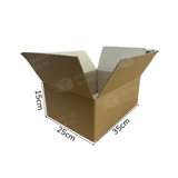  Hộp Carton Đóng Hàng - Kích Thước 35x25x15 - Carton Giá Rẻ 