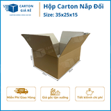 Hộp Carton Nắp Đối - Kích Thước 35x25x15 - Carton Giá Rẻ 