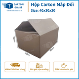  Hộp Carton Nắp Đối - Kích Thước 40x30x20 - Carton Giá Rẻ 