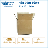  Hộp Carton Đóng Hàng - Kích Thước 10x10x10 - Carton Giá Rẻ 