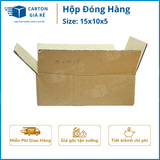  Hộp Carton Đóng Hàng - Kích Thước 15x10x5 - Carton Giá Rẻ 