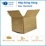  Hộp Carton Đóng Hàng - Kích Thước 15x12x10 - Carton Giá Rẻ 