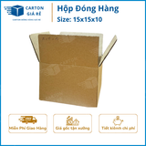  Hộp Carton Đóng Hàng - Kích Thước 15x15x10 - Carton Giá Rẻ 