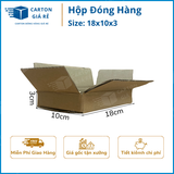  Hộp Carton Đóng Hàng - Kích Thước 18x10x3 - Carton Giá Rẻ 