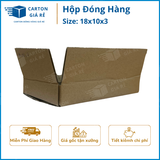  Hộp Carton Đóng Hàng - Kích Thước 18x10x3 - Carton Giá Rẻ 