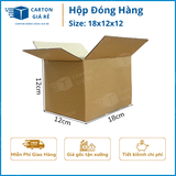  Hộp Carton Đóng Hàng - Kích Thước 18x12x12 - Carton Giá Rẻ 