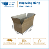  Hộp Carton Đóng Hàng - Kích Thước 20x9x8 - Carton Giá Rẻ 