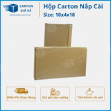  Hộp Carton Nắp Cài Kích Thước 10 x 4 x 18 - Carton Giá rẻ 
