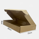  Hộp Carton Nắp Cài Kích Thước 30 x 25 x 6 - Carton Giá rẻ 