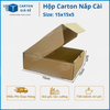  Hộp Carton Nắp Cài - Kích Thước 15x15x5 - Carton Giá Rẻ 