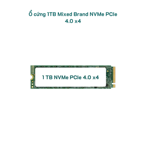  Ổ cứng 1 TB Mixed Brand NVMe PCIe 4.0 x4 - MẪU KX 
