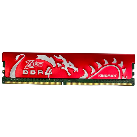  Ram Kingmax Heatsink Zeus 8GB DDR4 2666MHz RED 
