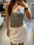  Mini Silk Skirt 