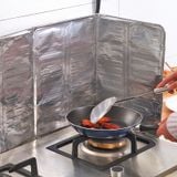 Tấm Nhôm Chắn Gió Bếp Ga - Chống Bắn Dầu Mỡ Đa Năng Tiện Lợi.