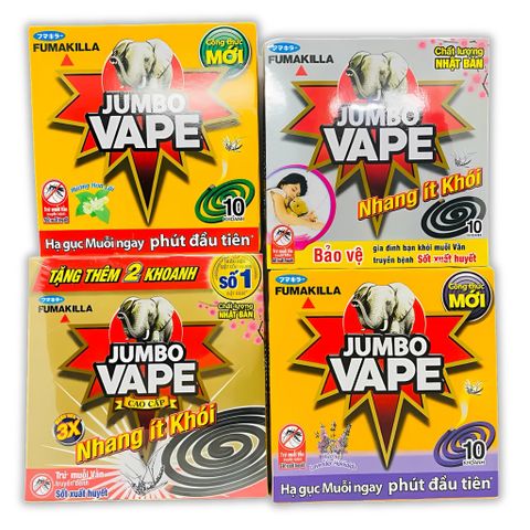 Nhang Muỗi JUMBO Giúp Xua Đuổi Muỗi - Côn Trùng Hiệu Quả, An Toàn Khi Sử Dụng.