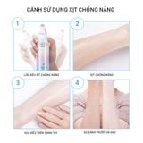 Xịt Chống Nắng Làm Trắng Toàn Thân Nâng Tông Màu Da Che Khuyết Điểm.
