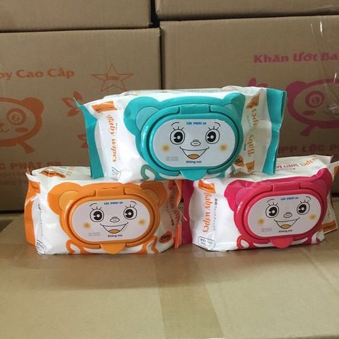 Khăn Ướt Baby Wet Wispes Không Mùi - Không Cồn An Toàn Tiện Lợi Cho Bé Gói Lớn 600 Gram
