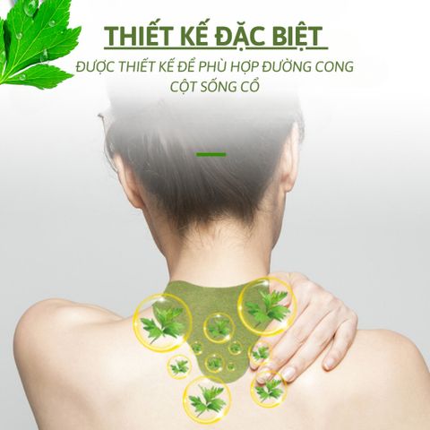 Hộp 12 Miếng Dán Ngải Cứu Giúp Giảm Đau Vai Gáy Thải Độc An Toàn Hiệu Quả Cho Sức Khoẻ