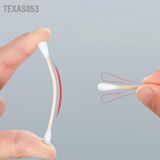 Hộp 500 Tăm Bông Ngoáy Tai Thân Gỗ 2 Đầu Tròn Dùng Một Lần Dành Cho Gia Đình Hàng Nội Địa Trung.