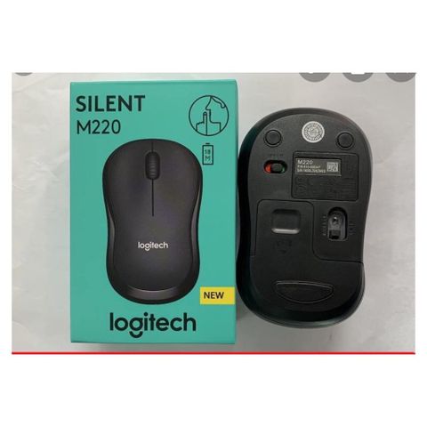 Chuột Không Dây Logitech M220 Hàng OEM - Dòng Silent (không tiếng ồn) Giá Rẻ Cho Nhân viên Văn Phòng