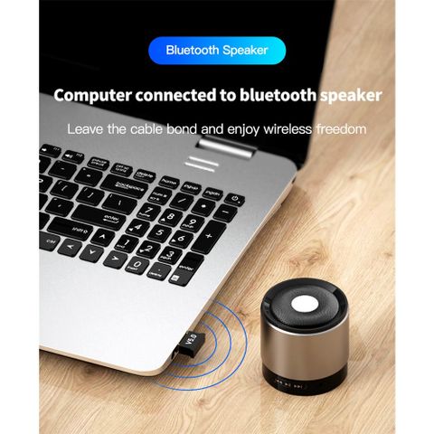 USB Bluetooth 5.0 Truyền Phát Dữ Liệu Ổn Định Tốc Độ Cao Cho PC - Laptop