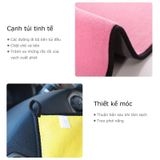 Khăn Lau Xe, Khăn Lau Đa Năng Microfiber Siêu Thấm Hút 2 Mặt Cao Cấp Lau Siêu Sạch.