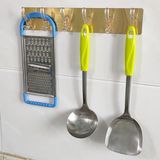 Vỉ Móc Dán Tường Chịu Lực 6 Móc Treo Đồ Đa Năng - Miếng Dán Siêu Dính Chịu Lực 10kg.