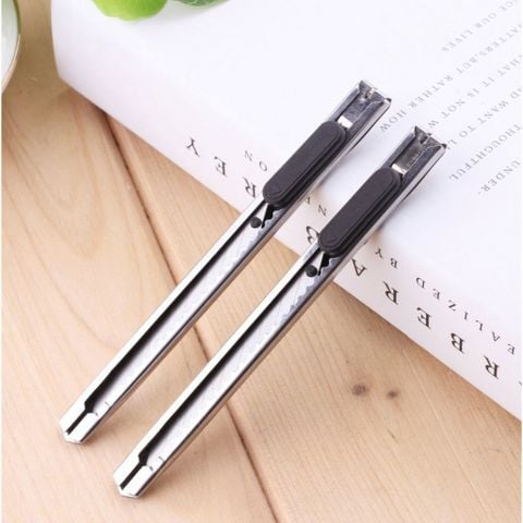 Dao Rọc Giấy Inox Chất Lượng Cao Siêu Bền Bén Dài 12cm.