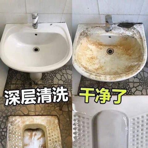 Chai Xịt Bọt Tuyết Vệ Sinh Nhà Tắm Bathroom Cleaner Vệ Sinh Bồn Cầu - Bồn Tắm Sứ Dung Tích 500ml
