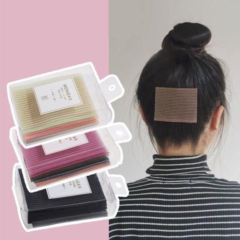Set Hộp 10 Miếng Dán Tóc Con, Giữ Cố Định Tóc Mái Phong Cách Hàn Quốc.