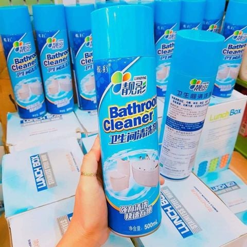 Chai Xịt Bọt Tuyết Vệ Sinh Nhà Tắm Bathroom Cleaner Vệ Sinh Bồn Cầu - Bồn Tắm Sứ Dung Tích 500ml