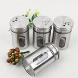 Hũ Đựng Gia Vị, Đựng Tăm Bằng Thủy Tinh Bọc Inox Cao Cấp Sang Trọng Tiện Dụng.