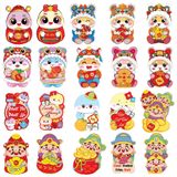 Bao Lì Xì Chipi, Bộ Lì Xì Tết Hoạt Hình Phong Cách Chipi Siêu Dễ Thương Chất Liệu Phản Quang Cao Cấp