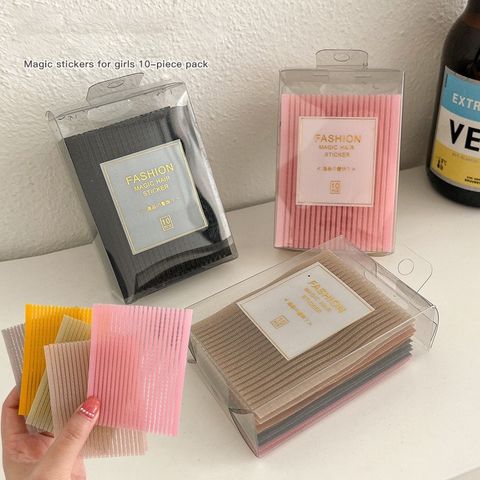 Set Hộp 10 Miếng Dán Tóc Con, Giữ Cố Định Tóc Mái Phong Cách Hàn Quốc.
