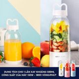 Máy Xay Sinh Tố Cầm Tay Meet Juice 500ML – Tiện Lợi Mọi Lúc, Mọi Nơi.