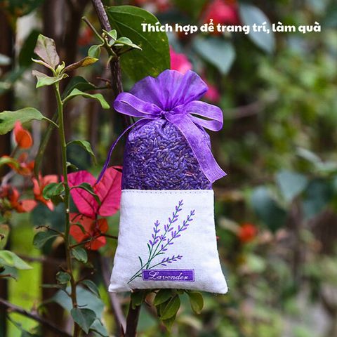 Túi Thơm Tủ Quần Áo Với Hương Lavender Tự Nhiên và Dễ Chịu Giúp Khử Mùi, Giảm Stress.