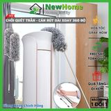 Chổi Quét Trần Rút Gọn Đa Năng - Chổi Quét Bụi Cán Rút Xoay 360 độ Vệ Sinh Nhà Cửa Tiện Lợi.
