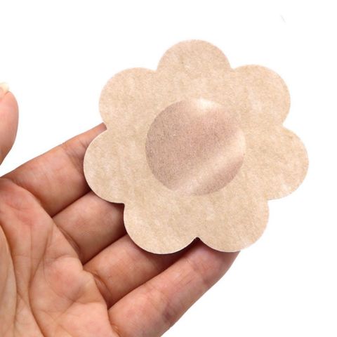 Hộp 60 Miếng Dán Ngực Giấy Hình Hoa, Miếng Dán Ti Sử Dụng 1 Lần Tiện Lợi