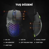 Chuột Gaming Lenovo Lecoo MS107 LED RGB Chuyên Game PC Laptop