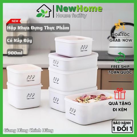 Hộp Nhựa Keep It Fresh, Hộp Đựng Thực Phẩm Bằng Nhựa Cao Cấp Có Nắp Đậy Dung Tích 900ml.