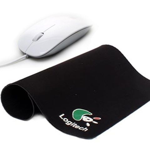 Lót Chuột Logitech Cho Máy Tính - Laptop Có Đệm Cao Su Chống Trượt