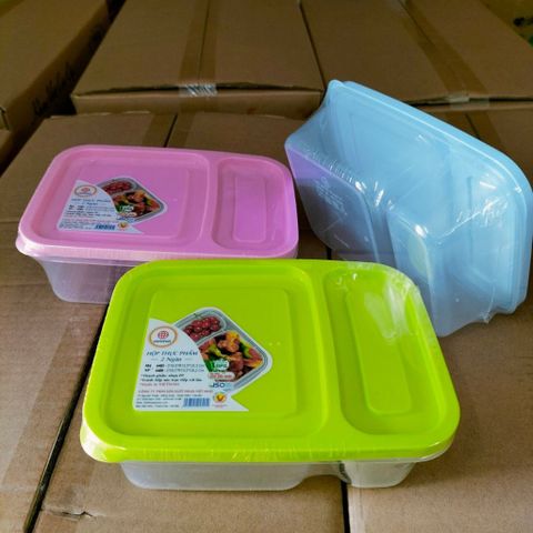 Hộp Đựng Thực Phẩm 2 Ngăn 6485 - 6486 Hộp Đựng Cơm Văn Phòng Việt Nhật Cao Cấp.