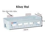 Khay Dán Tường Việt Nhật Dài, Móc Dán Siêu Chắc Chắn Tiện Lợi Phù Hợp Mọi Không Gian.
